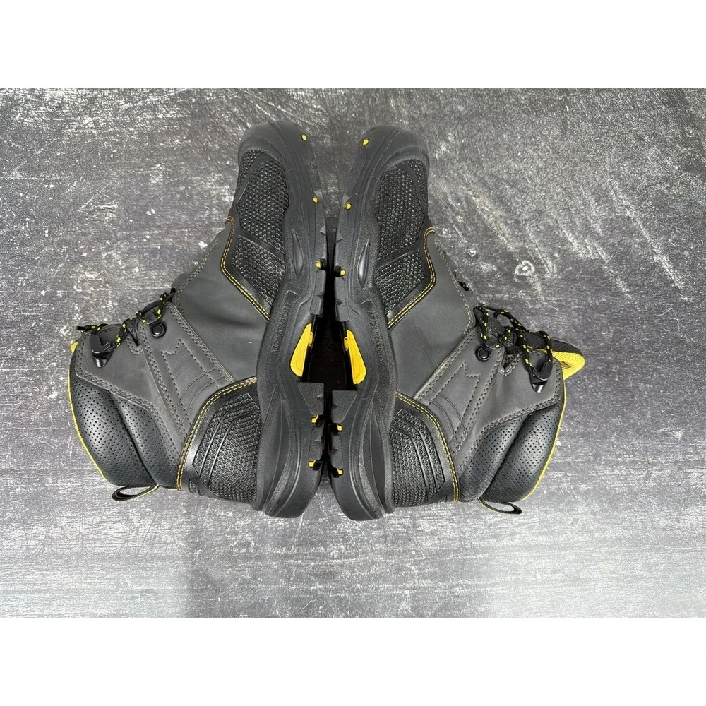 KEEN Utility Men's Logandale Mid Steel Toe WP Work Shoe Raven/Black Size 12 D
